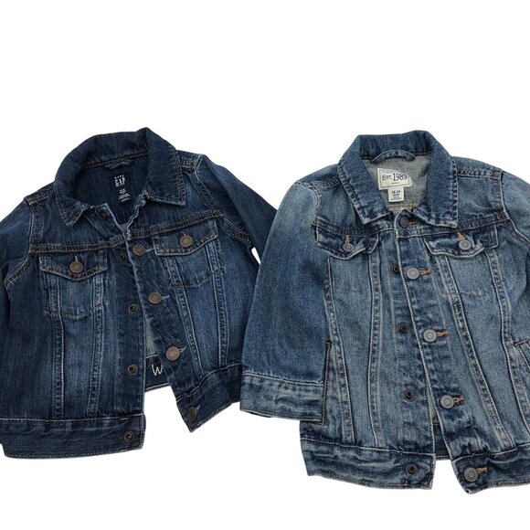 Baby 18-24M Jean Jackets BUNDLE Gap Children's Place Trucker Oversized Denim - Picture 1 of 9
